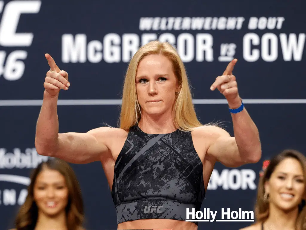 Holly Holm Female 3rd Top Christian MMA Fighter of this article
