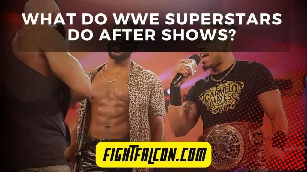 What Do WWE Superstars Do After Shows?